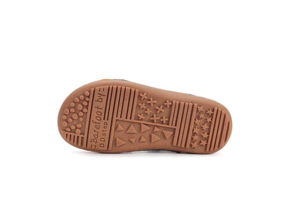 D.D. Step - Detské barefoot sandálky H063-61804A Chocolate