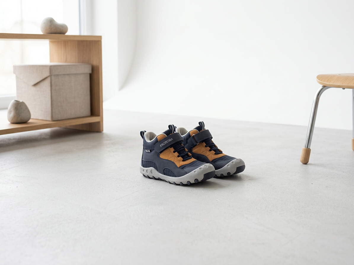Protetika - Detské prechodné barefoot topánky DONATO NAVY