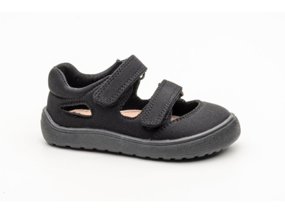 Protetika - Chlapčenské barefoot sandálky TAFI NEO BLACK