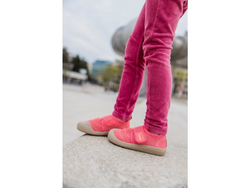 Milash - Detské barefoot tenisky FUN SHOES Apricot Pink