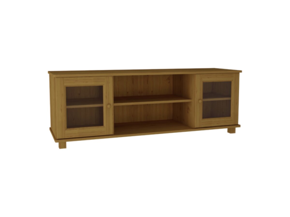 DŘEVĚNÝ BOROVICOVÝ TV STOLEK 120 CM MB 108 - OLŠE
