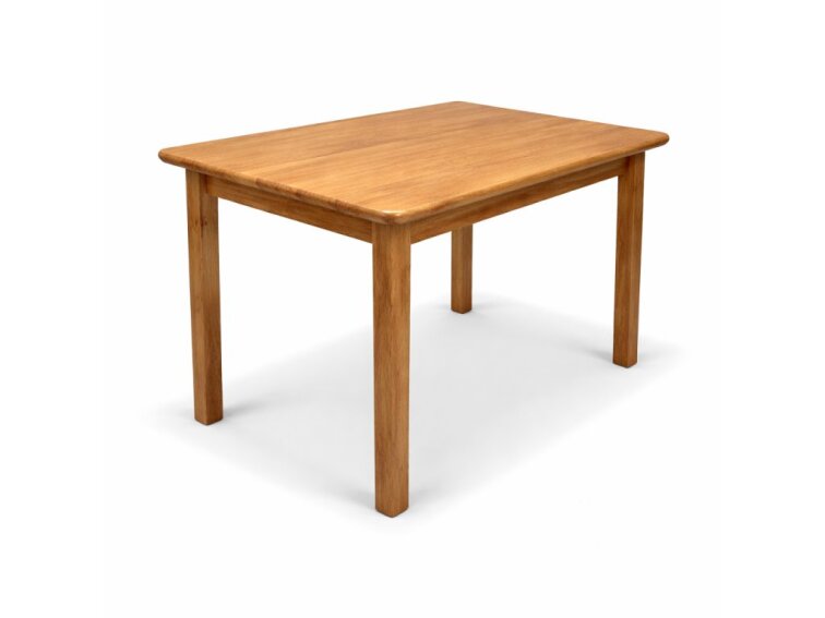 Dřevěný stůl z masivní borovice 100x70 cm –barva olše