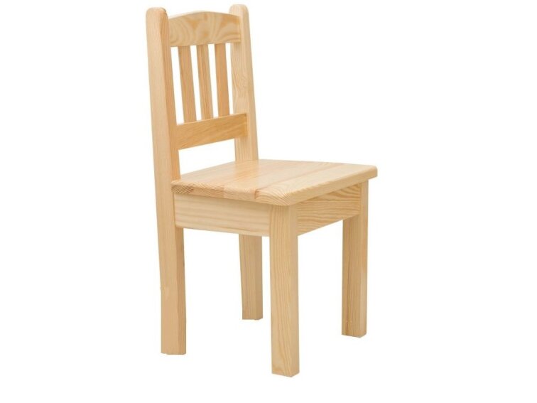 DĚTSKÁ DŘEVĚNÁ ŽIDLIČKA MINI BOROVICE