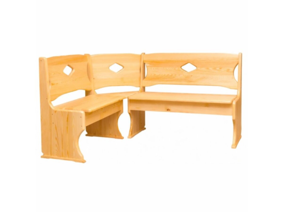 Dřevěný rohový nábytek MODEL O – borovice