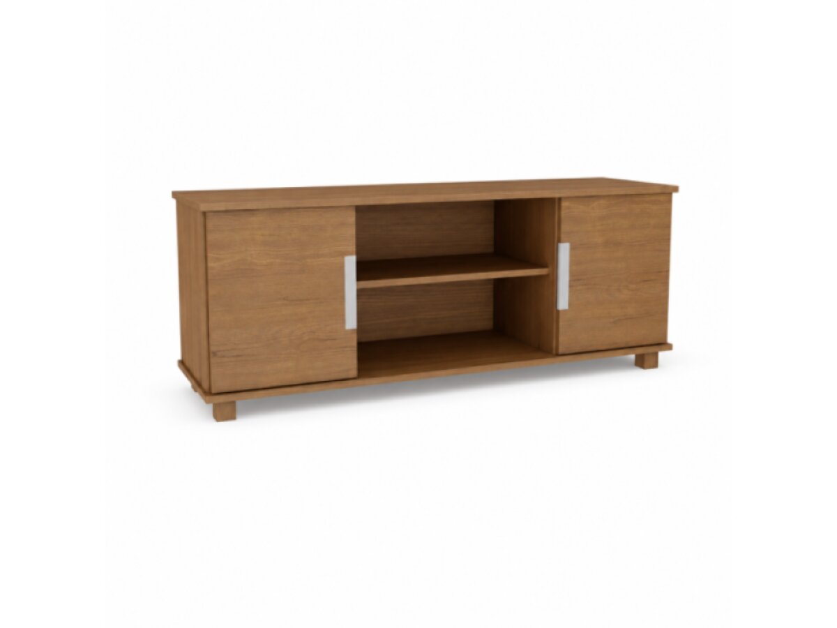 DŘEVĚNÝ BOROVICOVÝ TV STOLEK 120 CM LEGNA MB 6 - DUB