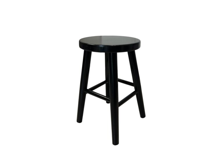 Buková stolička 45 cm Černá