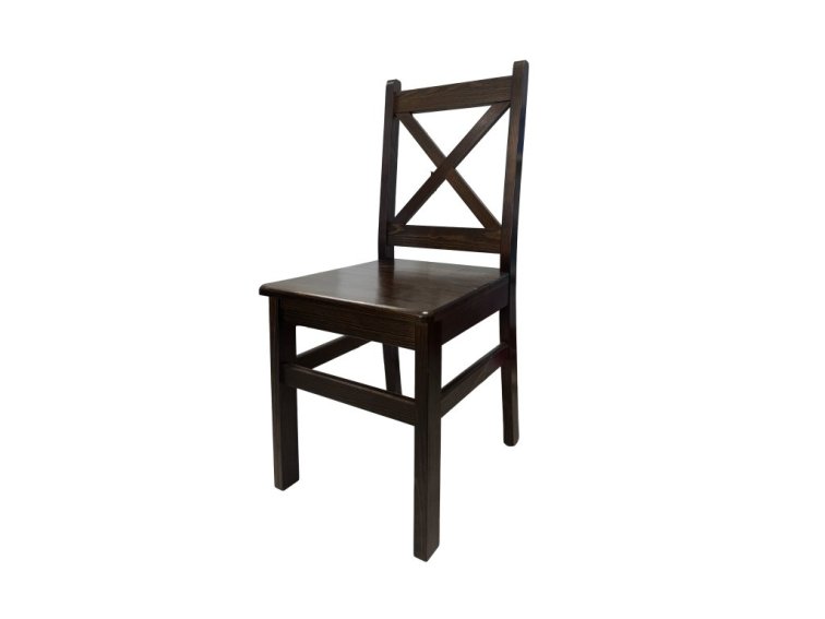 Dřevěná židle "X" Ořech