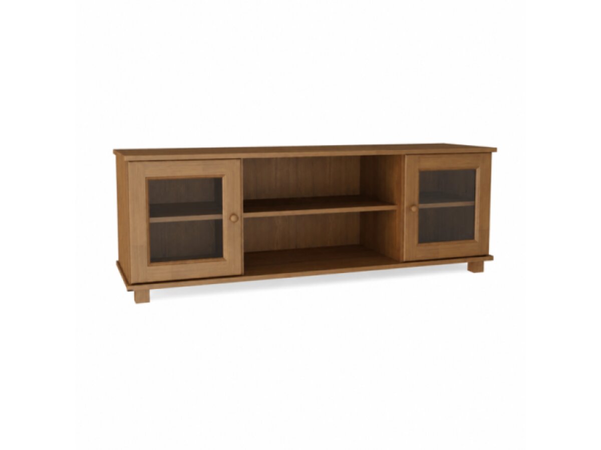 DŘEVĚNÝ BOROVICOVÝ TV STOLEK 120 CM MB 108 - DUB