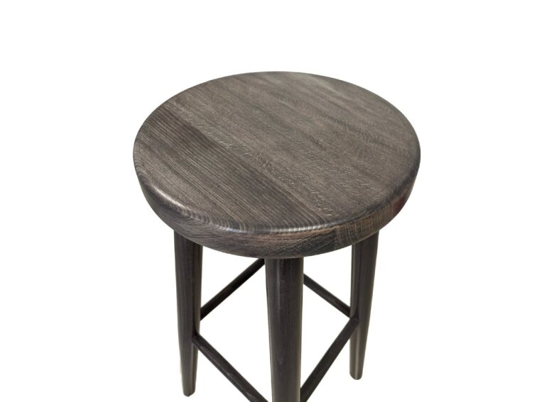 Buková stolička 70 cm Šedá