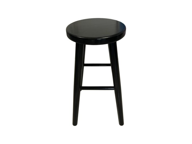 Buková stolička 60 cm Černá