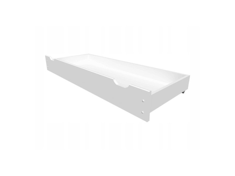 Dětská postel z masivu Eda 80x180 cm bílá + šuplík