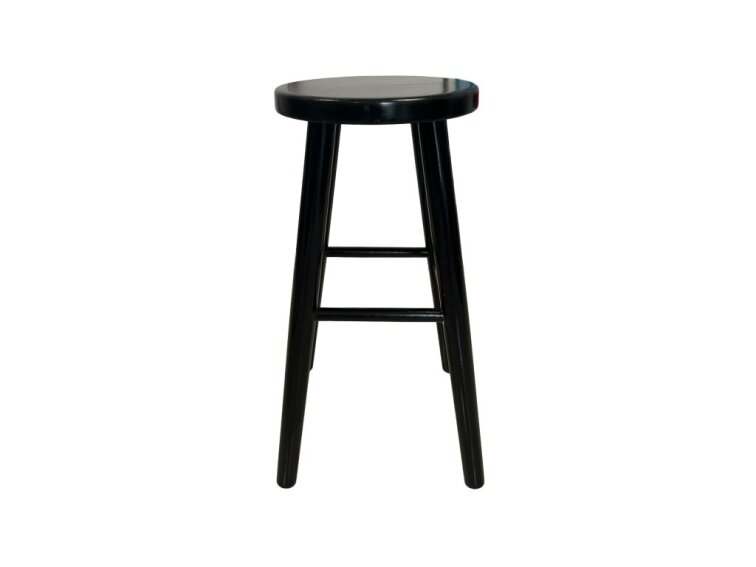 Buková stolička 60 cm Černá