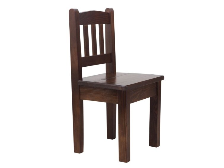 DĚTSKÁ DŘEVĚNÁ ŽIDLIČKA MINI OŘECH