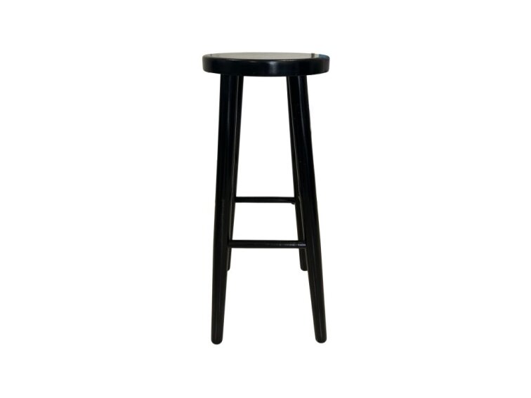 Buková stolička 70 cm Černá