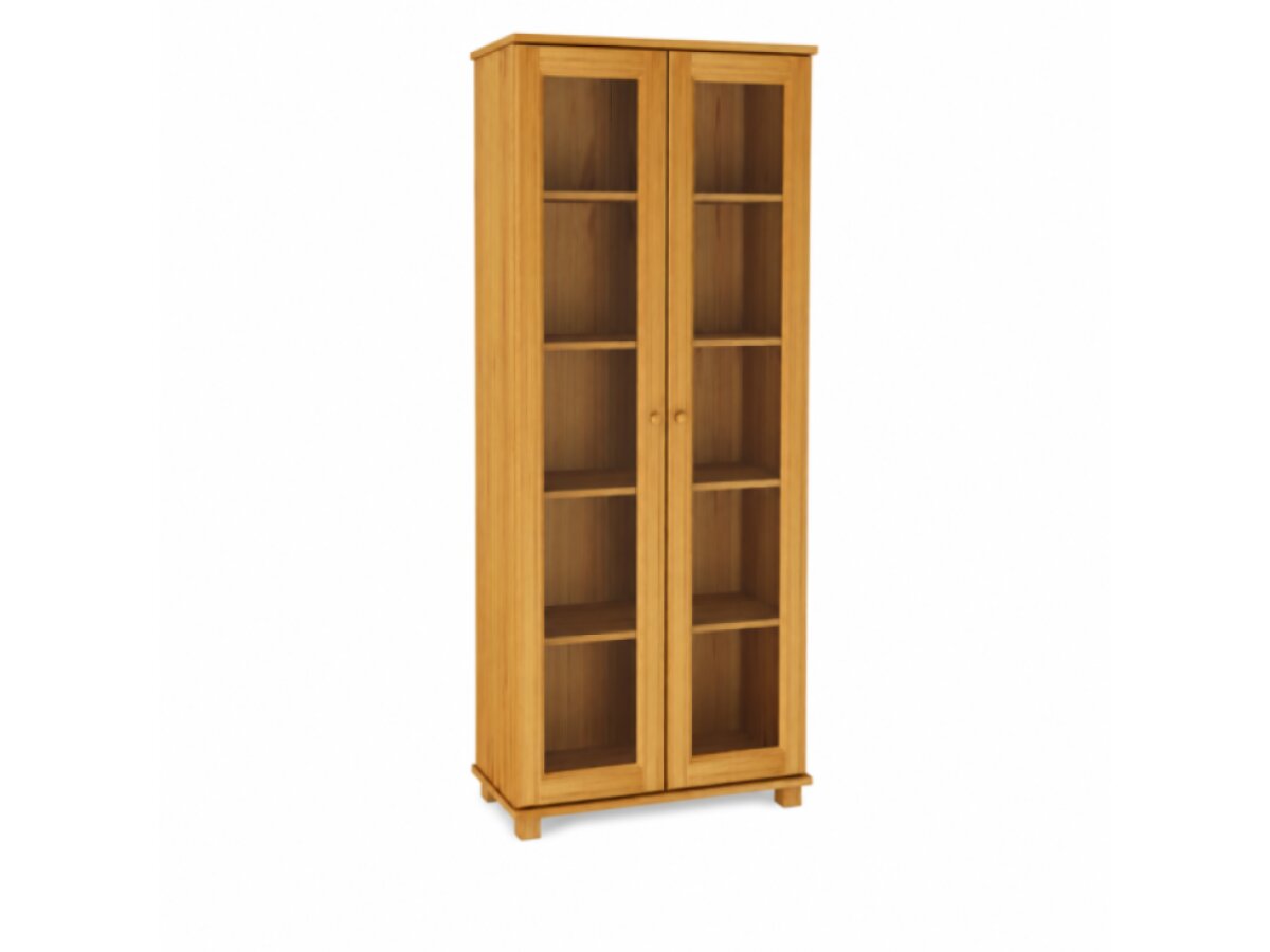 DŘEVĚNÁ BOROVICOVÁ VITRÍNA MB 106 80 CM – OLŠE