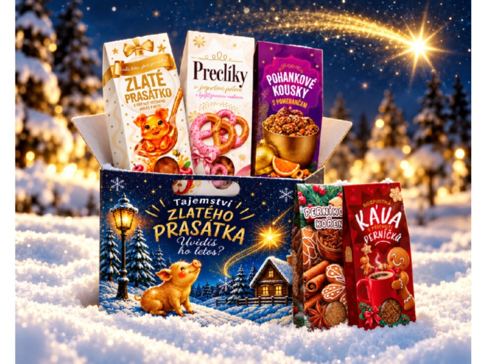 TAJEMSTVÍ ZLATÉHO PRASÁTKA - DÁRKOVÝ BOX