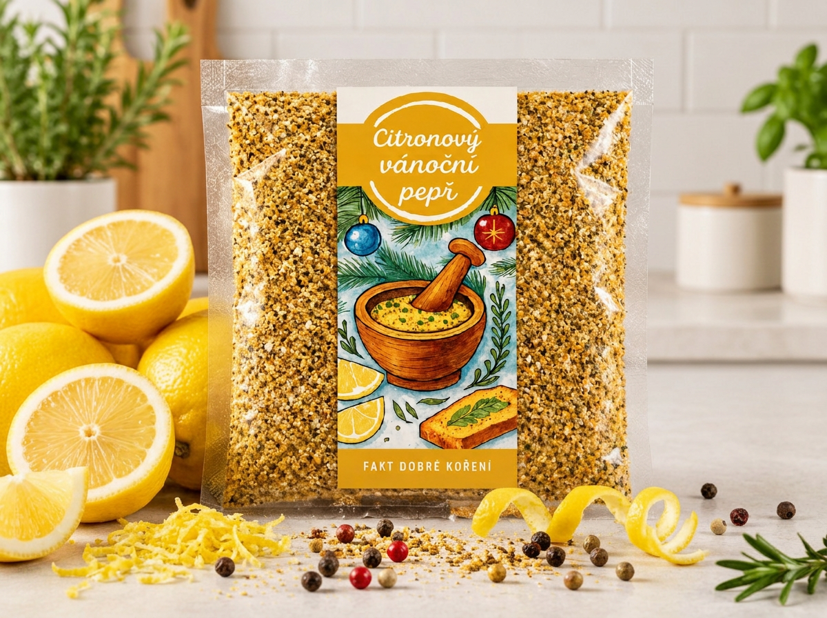 VÁNOČNÍ CITRONOVÝ PEPŘ, 100 g