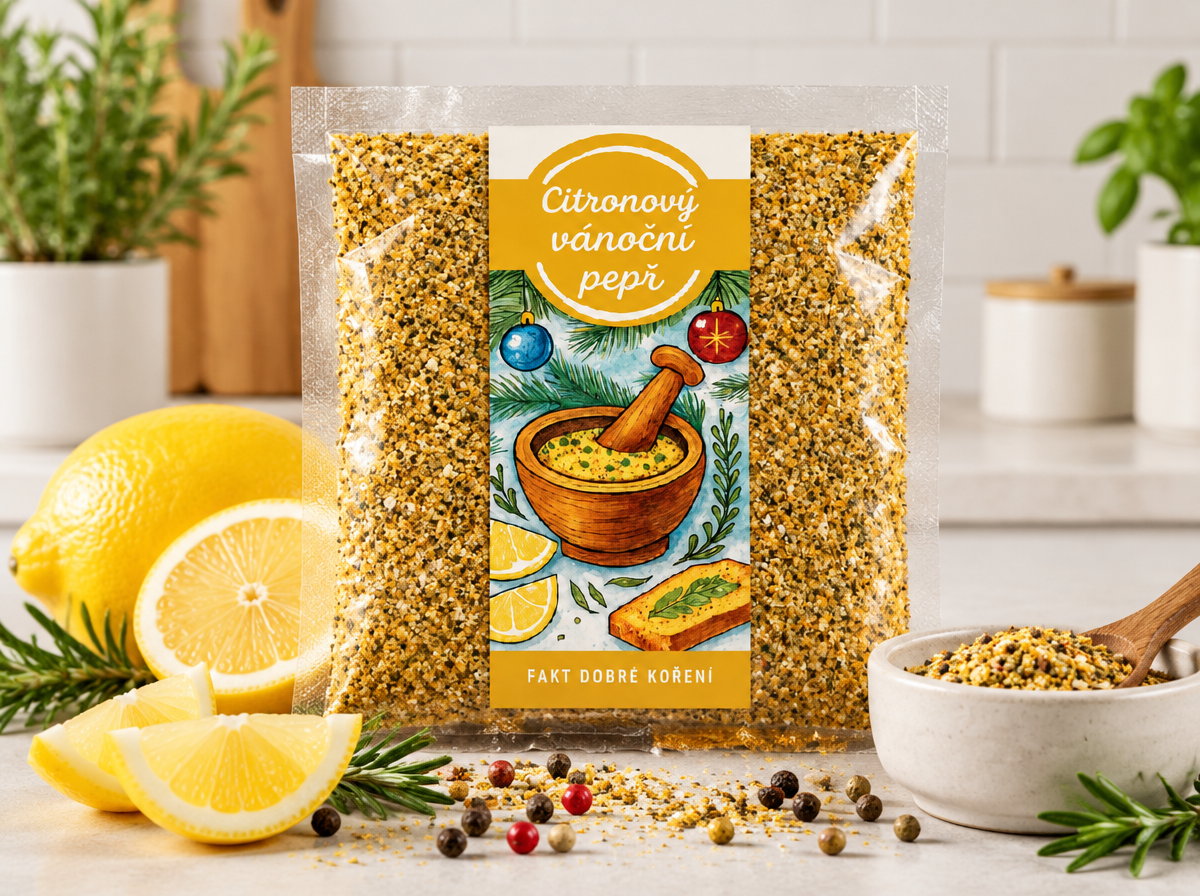 VÁNOČNÍ CITRONOVÝ PEPŘ, 100 g