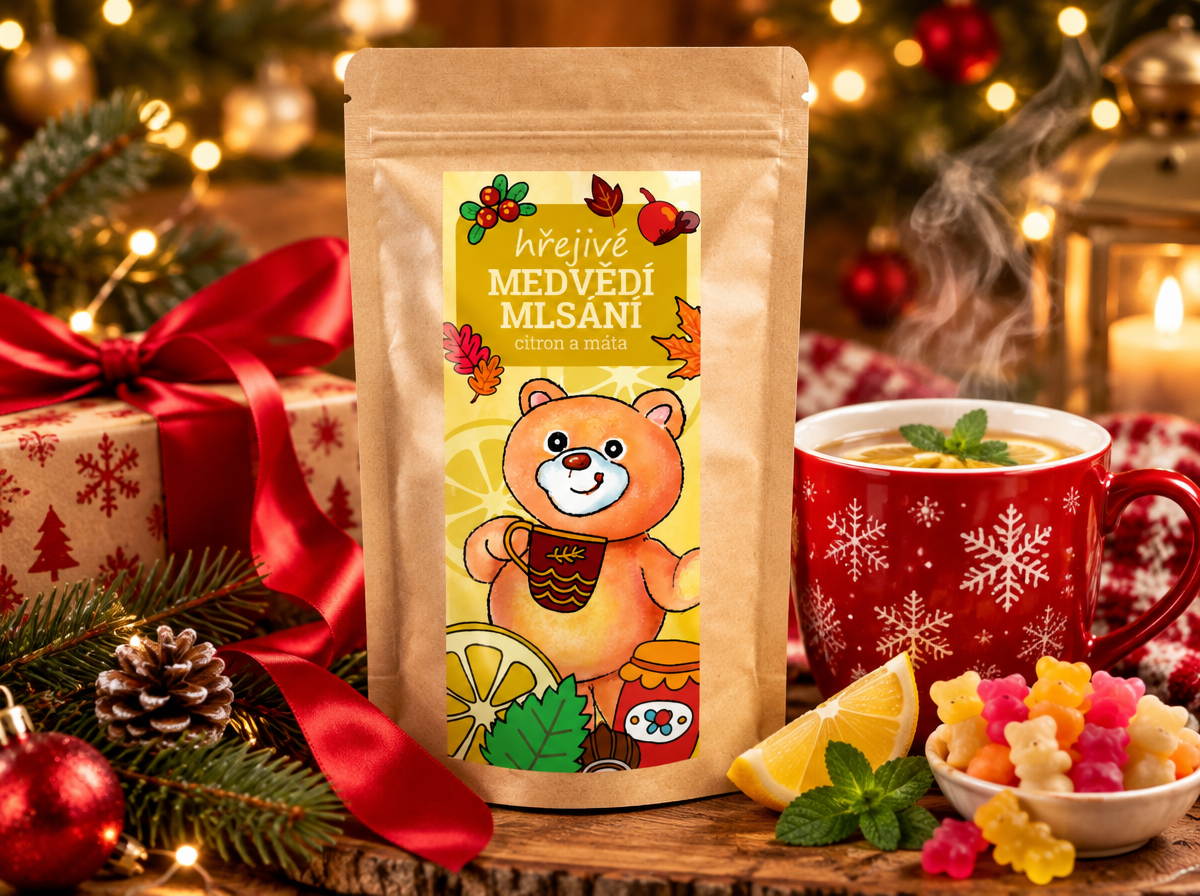 HŘEJIVÉ MEDVĚDÍ MLSÁNÍ, mix čajoví medvídci, 250g
