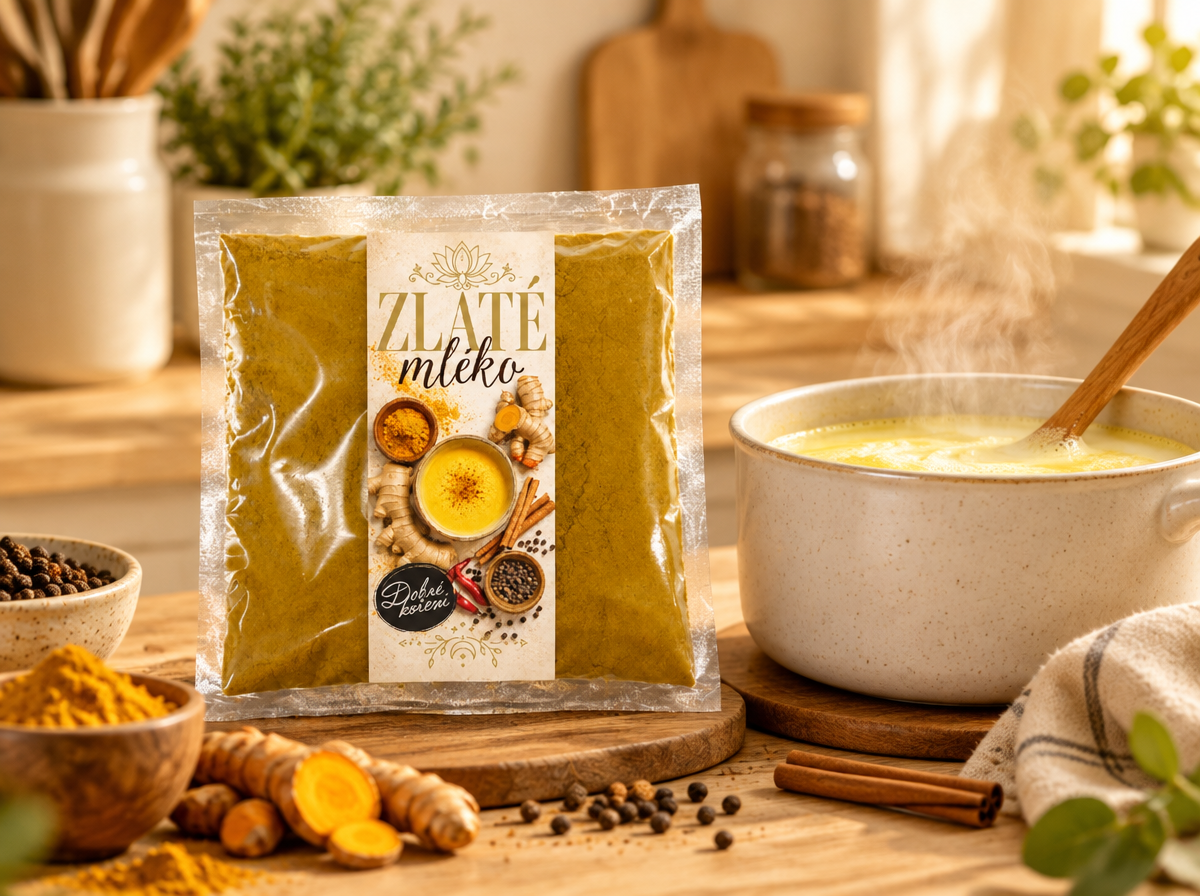 ZLATÉ MLÉKO - KURKUMA LATTÉ