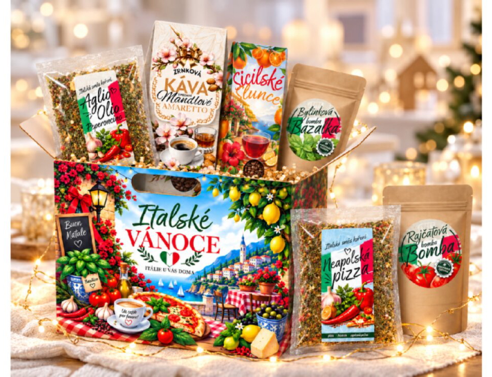 ITALSKÉ VÁNOCE – DÁRKOVÝ BOX PLNÝ CHUTÍ