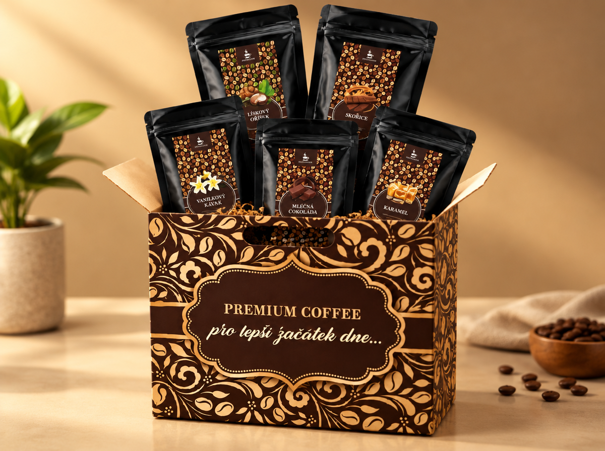 DÁRKOVÝ BOX PRO MUŽE - PREMIUM COFFEE