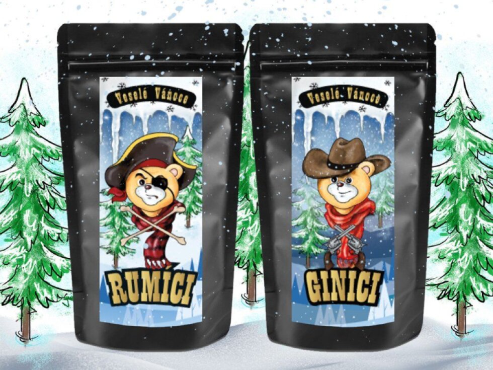 VÁNOČNÍ BALENÍ RUMÍCI a GINÍCI