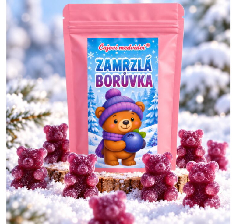 ZAMRZLÁ BORŮVKA - ČAJOVÍ MEDVÍDCI