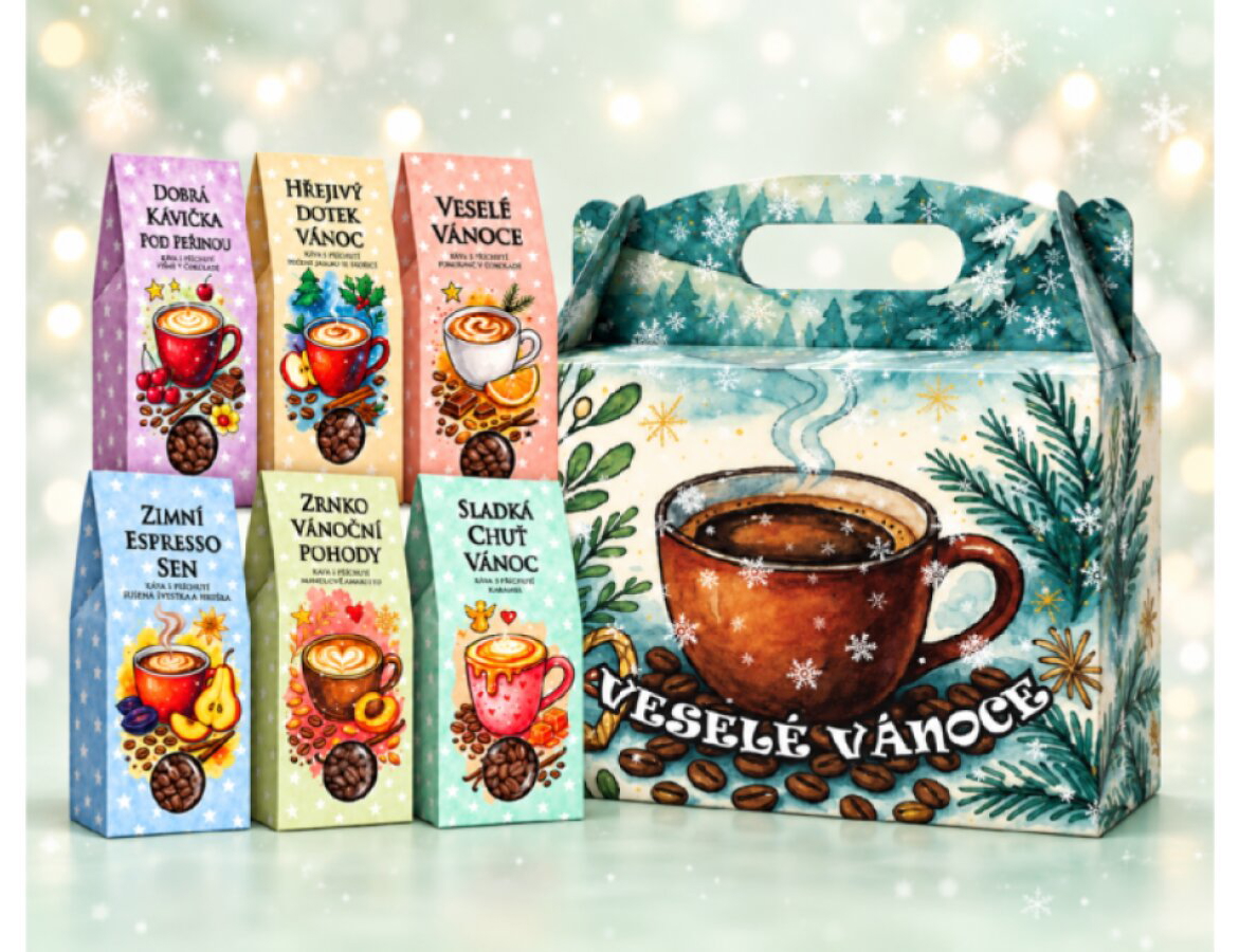 DÁRKOVÝ BOX - ŠEST DOUŠKŮ VÁNOC