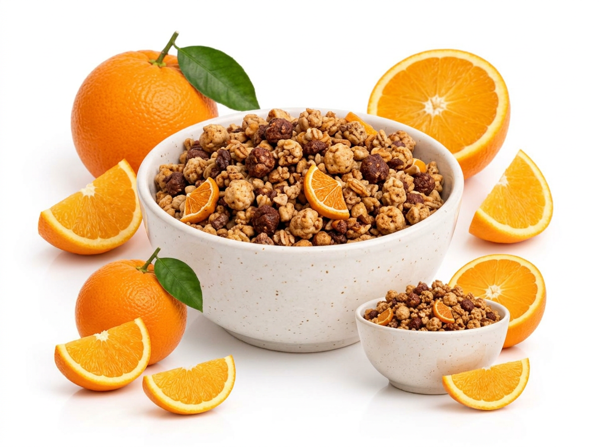 ČERTOVA SNÍDANĚ - POMERANČOVÁ GRANOLA
