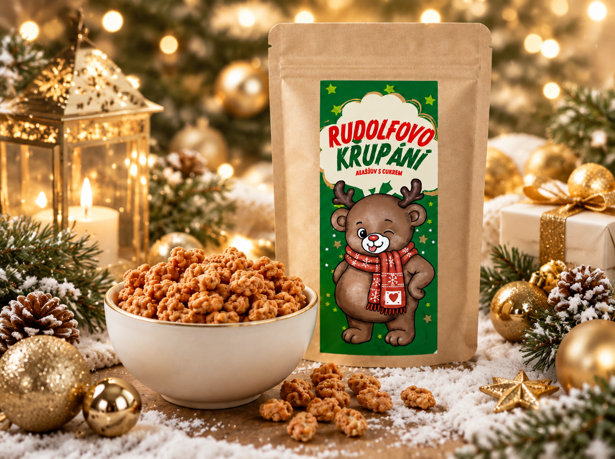 RUDOLFOVO KŘUPÁNÍ - ARAŠÍDY V CUKRU