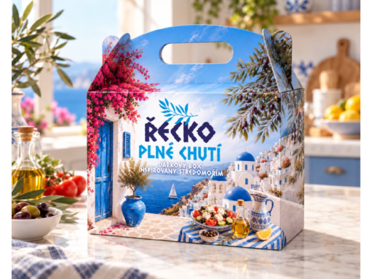 ŘECKO PLNÉ CHUTÍ - DÁRKOVÝ BOX PRO MILOVNÍKY ŘECKA