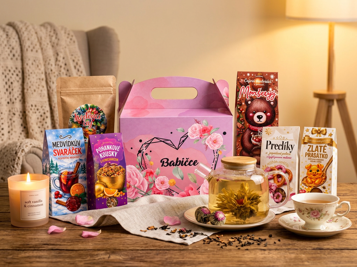 BABIČCE – VÁNOČNÍ DÁRKOVÝ BOX PLNÝ LÁSKY