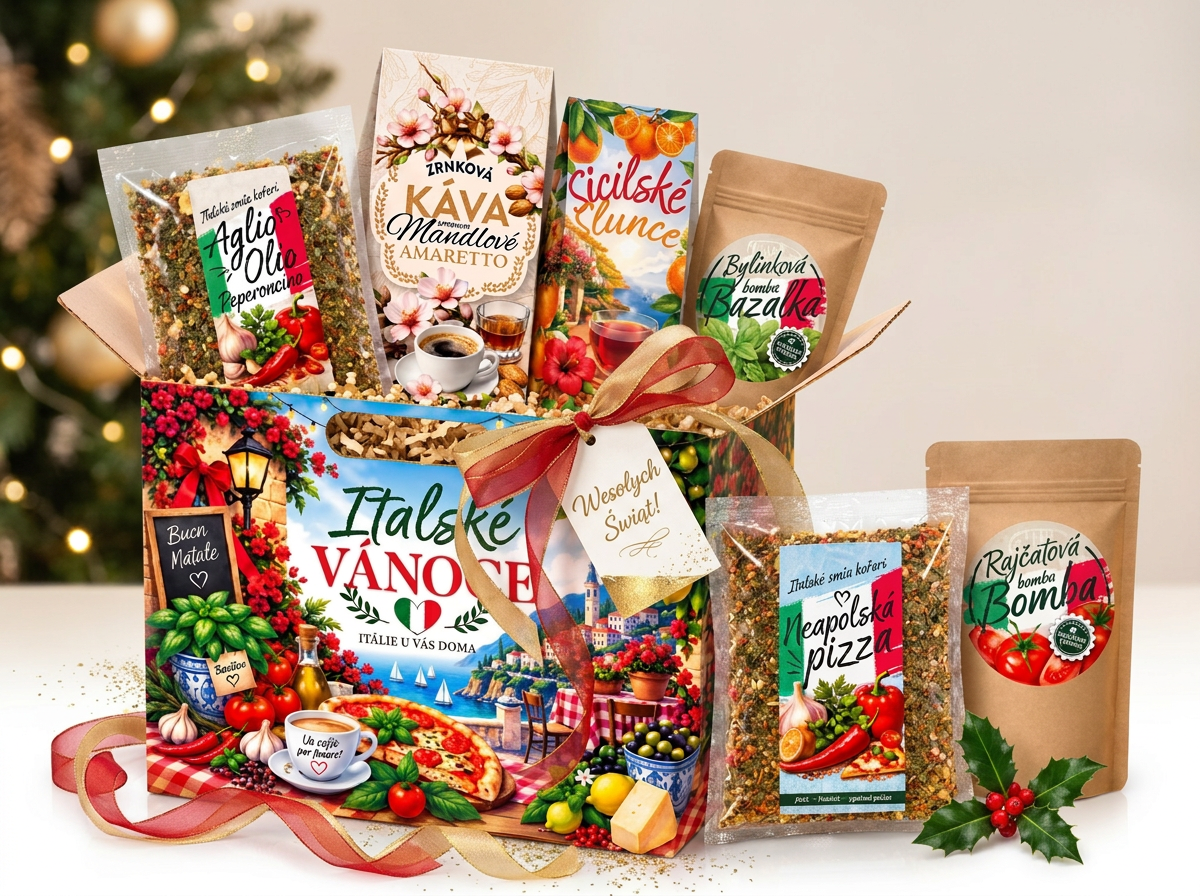 ITALSKÉ VÁNOCE – DÁRKOVÝ BOX PLNÝ CHUTÍ