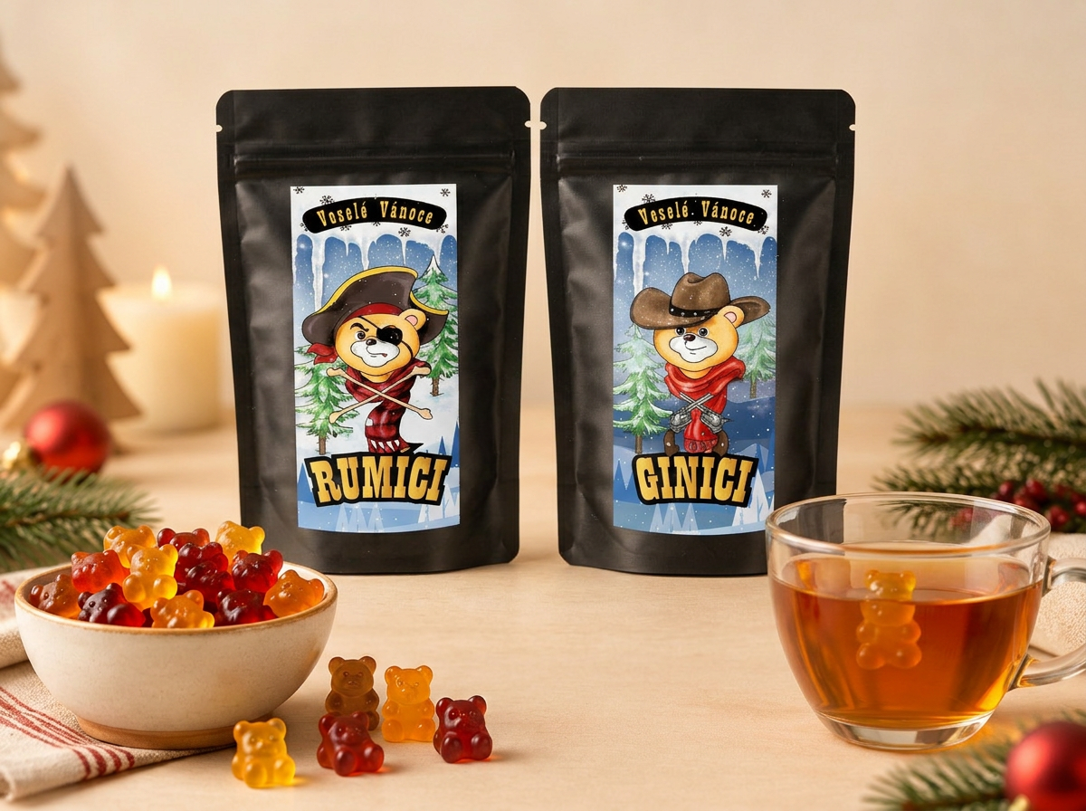 VÁNOČNÍ BALENÍ RUMÍCI a GINÍCI