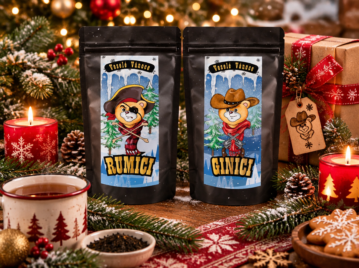 VÁNOČNÍ BALENÍ RUMÍCI a GINÍCI