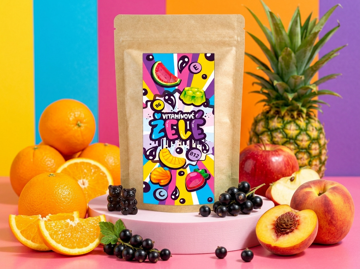 XL VITAMÍNOVÉ ŽELÉ LIPOO, 250 g
