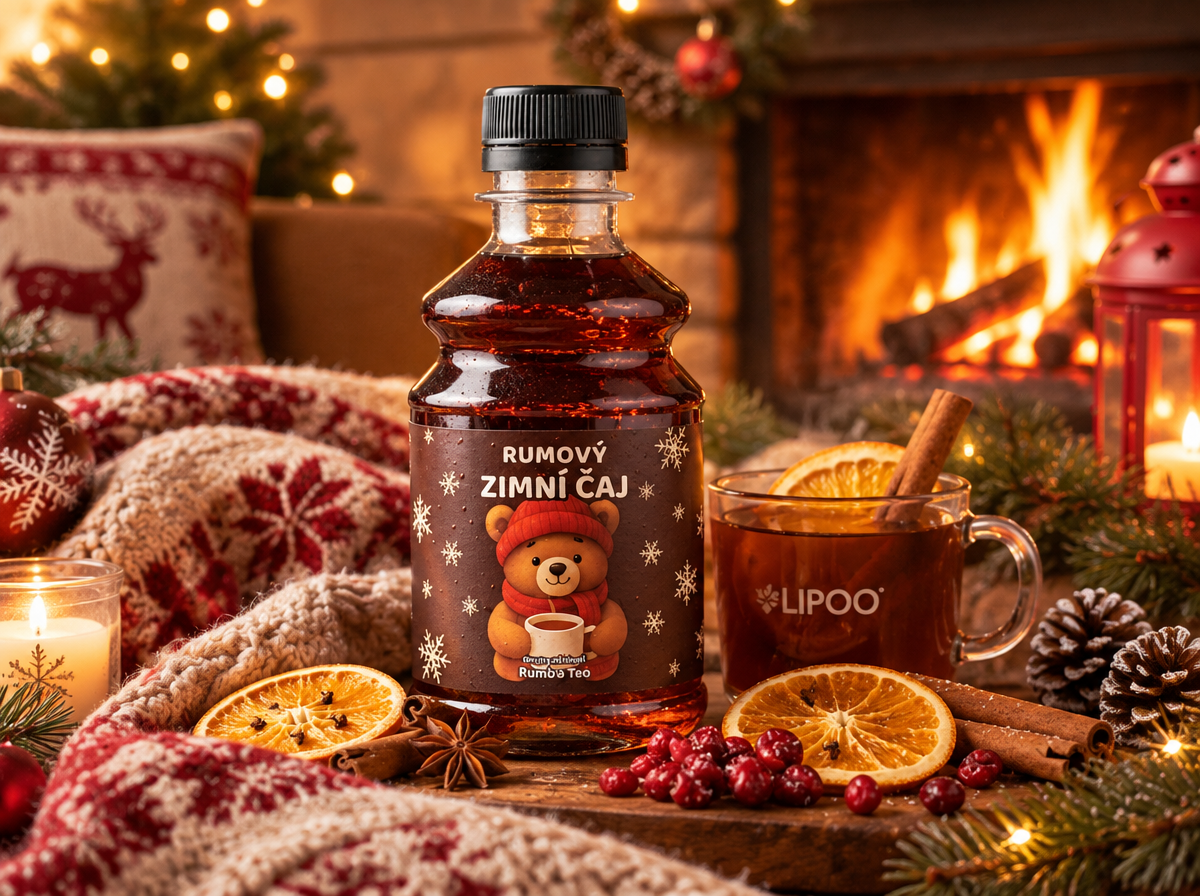 ZIMNÍ RUMOVÝ ČAJ - SIRUP