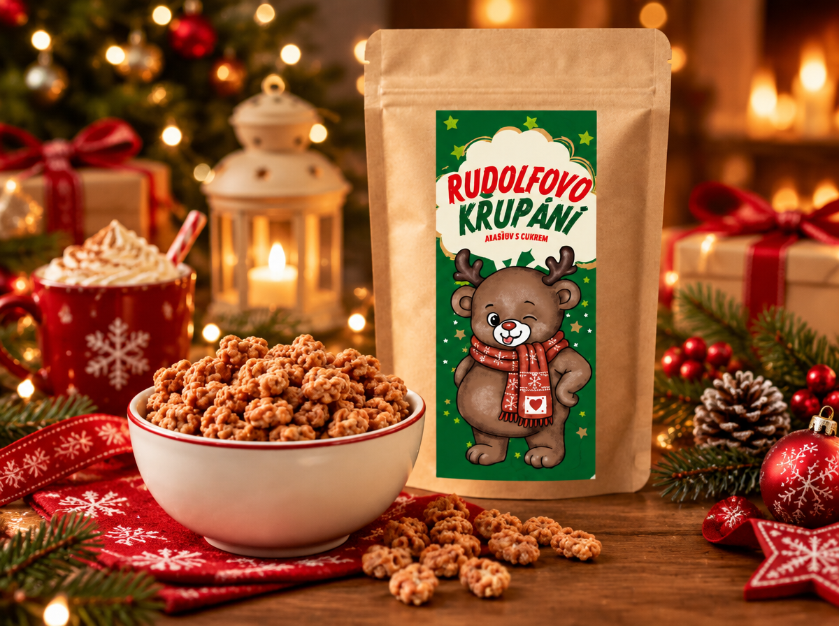 RUDOLFOVO KŘUPÁNÍ - ARAŠÍDY V CUKRU
