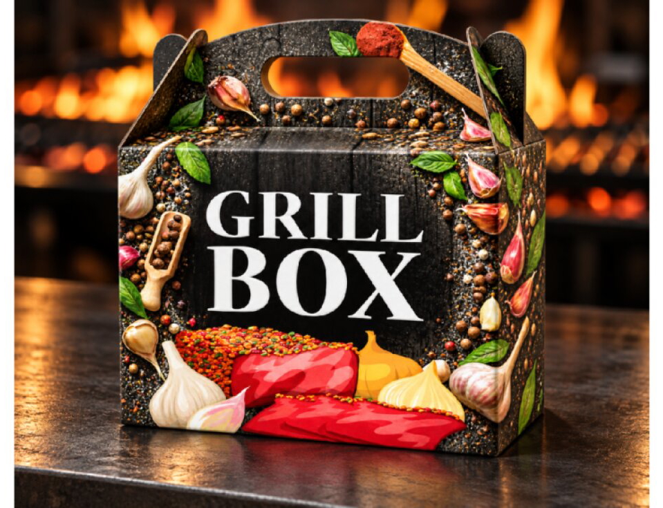 GRILL BOX PLNÝ KOŘENÍ