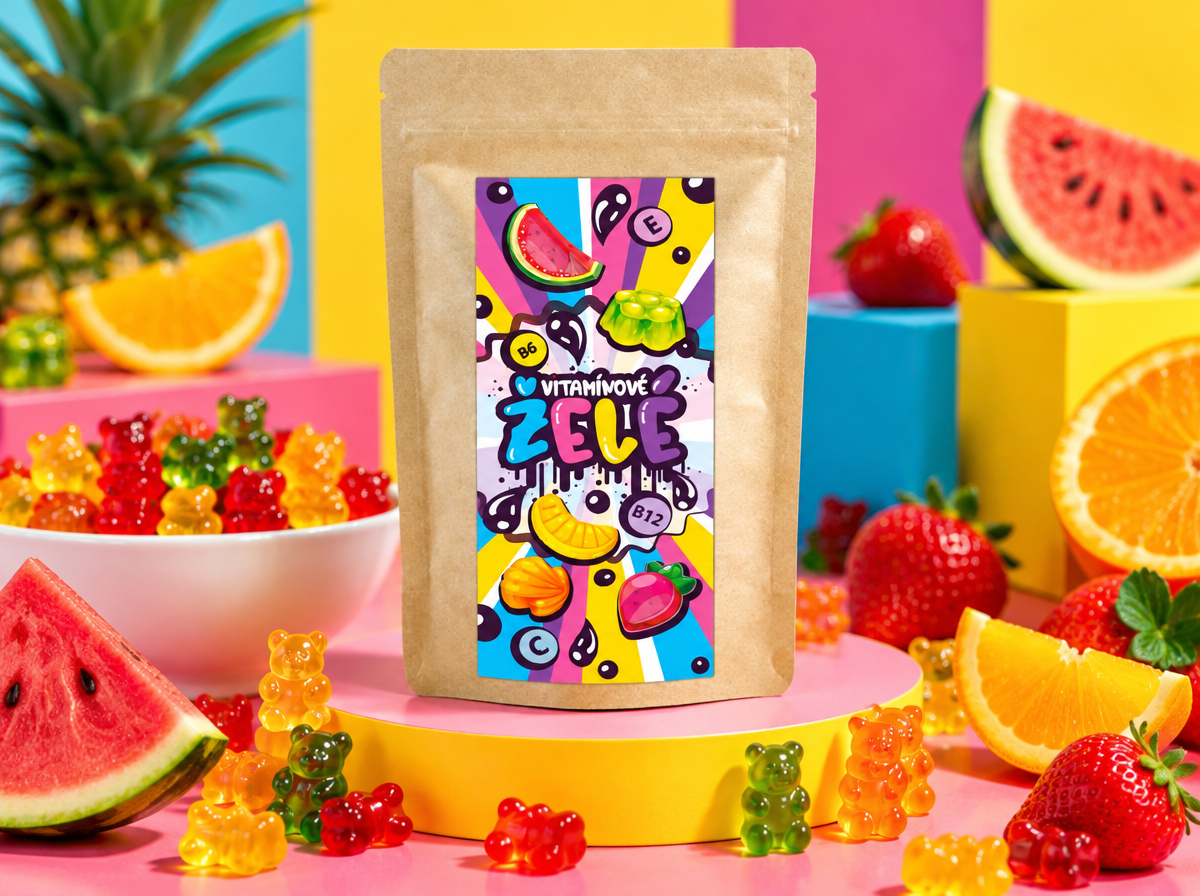 XL VITAMÍNOVÉ ŽELÉ LIPOO, 250 g