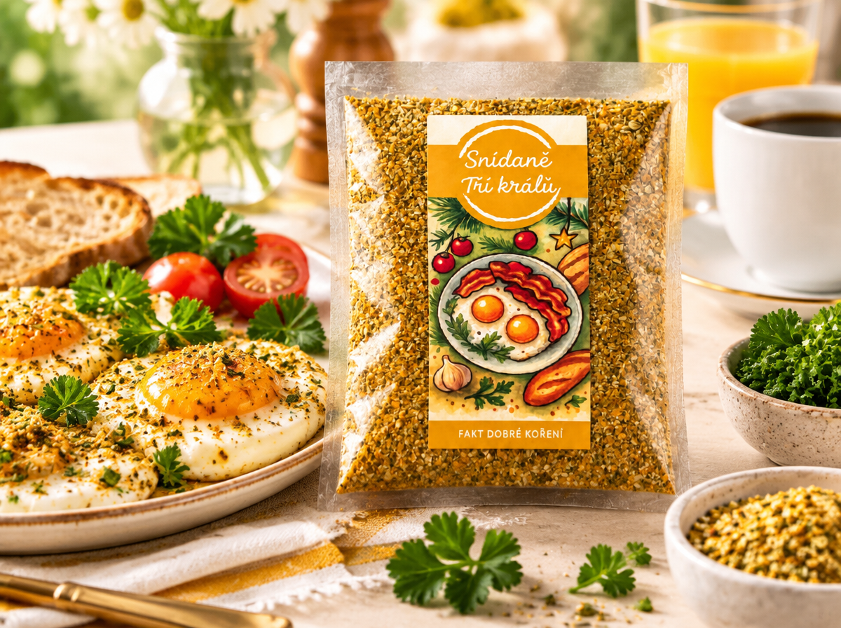 SNÍDANĚ TŘÍ KRÁLŮ, KOŘENÍ NA VAJÍČKA, 100 g