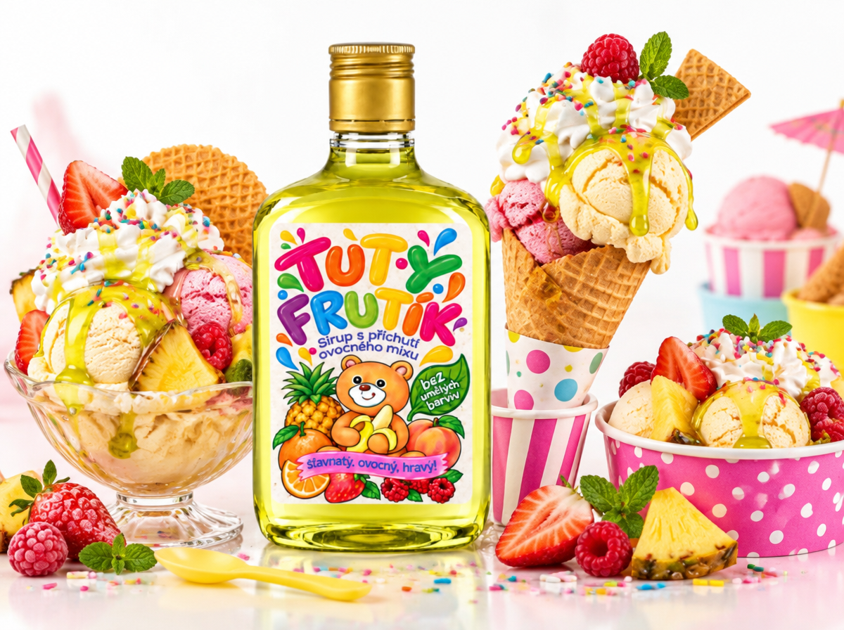 TUTY FRUTÍK, SIRUP PRO DĚTI, 500 ml