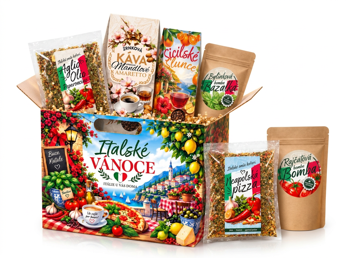 ITALSKÉ VÁNOCE – DÁRKOVÝ BOX PLNÝ CHUTÍ