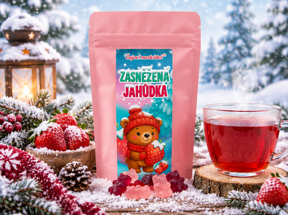 ZASNĚŽENÁ JAHŮDKA - ČAJOVÍ MEDVÍDCI