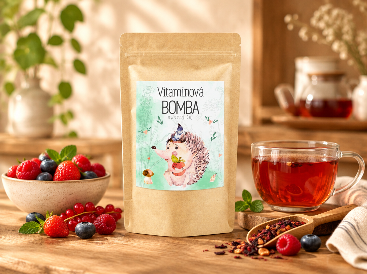 VITAMÍNOVÁ BOMBA - BYLINNÝ ČAJ, 75g