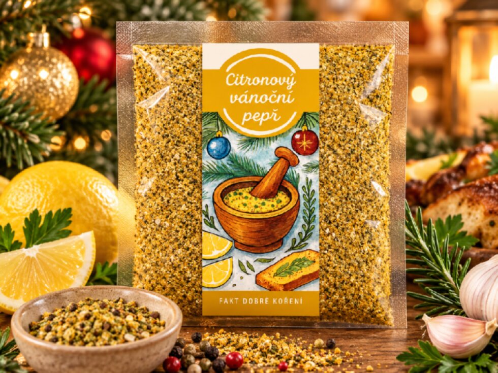 VÁNOČNÍ CITRONOVÝ PEPŘ, 100 g