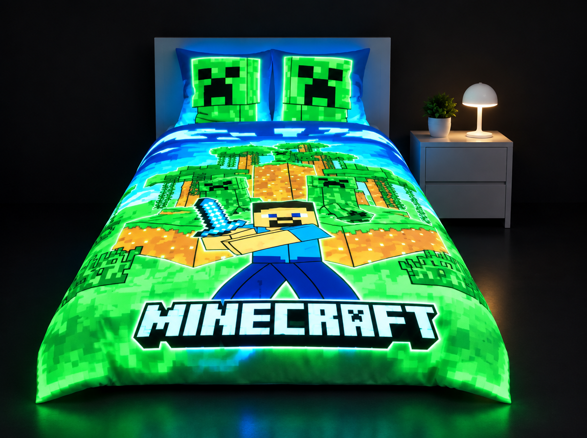 SVÍTÍCÍ POVLEČENÍ - MINECRAFT