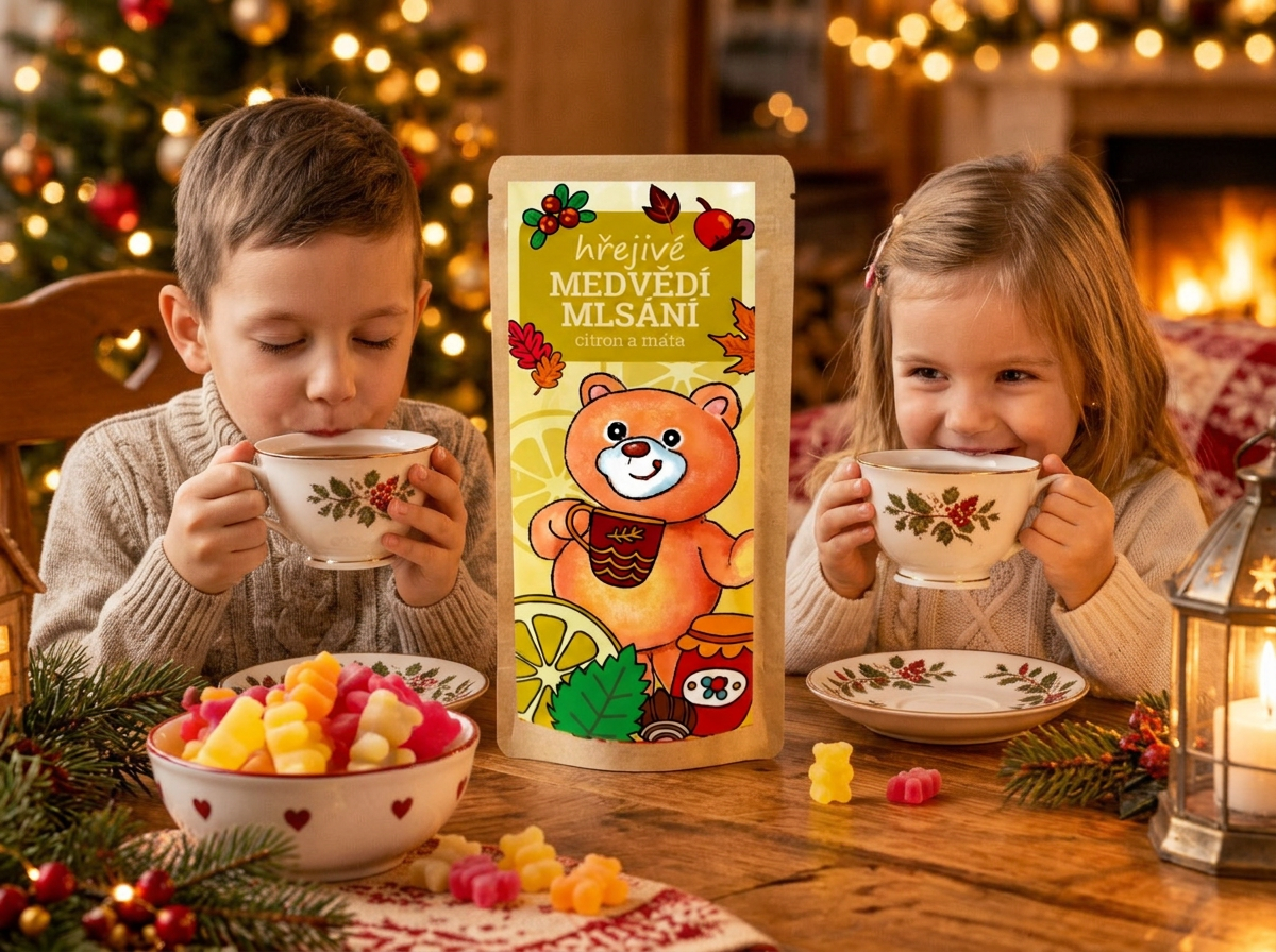 HŘEJIVÉ MEDVĚDÍ MLSÁNÍ, mix čajoví medvídci, 250g