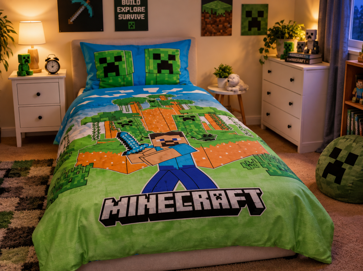 SVÍTÍCÍ POVLEČENÍ - MINECRAFT